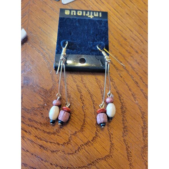 NWD Lot of Pair of Pierced Earrings 80s 90s Vintage Enamel Variety Styles - Picture 7 of 10